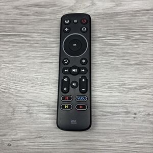 One For All Streamer Remote for TVs and Soundbars URC 11-7935 R06 + 4 Batteries